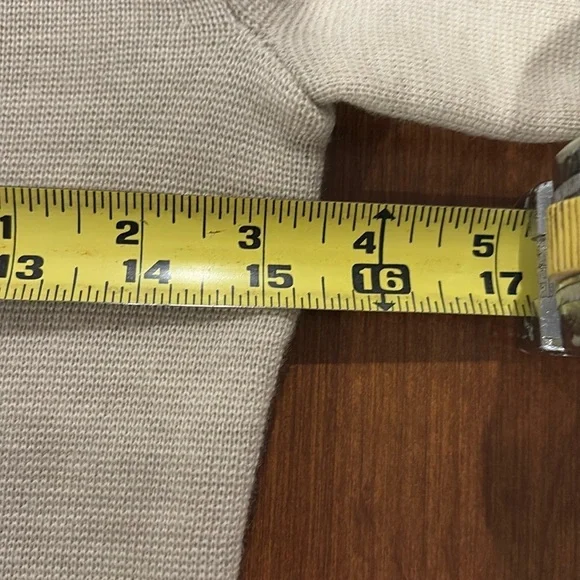 NWT Banana Republic Mini Wool Sweater Heather Oatmeal Dress Size XXS. - Picture 12 of 12